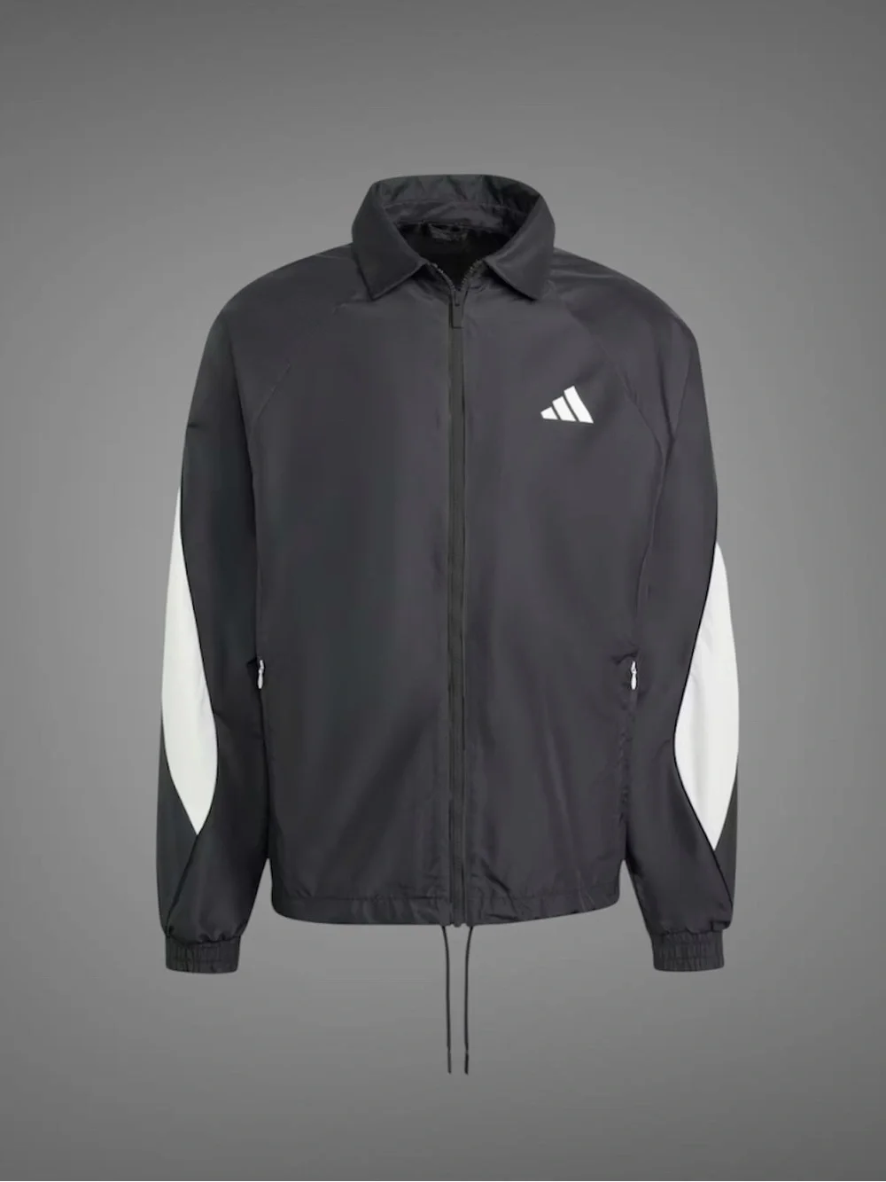 Adidas Men's 2XL Stadium Tracktop JN1829 Multi Sports Black/Off White Jacket NEW